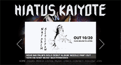Desktop Screenshot of hiatuskaiyote.com